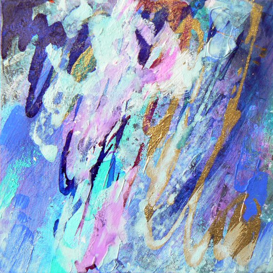 Mini original abstract #281 (original miniature abstract)