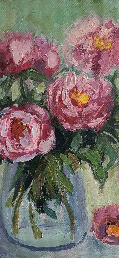 "Peonies" by Olena Kolotova