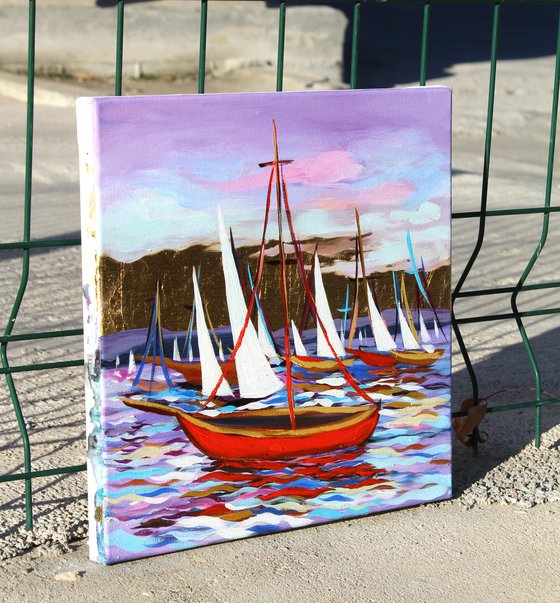 Ruddy Sailors' Sunset