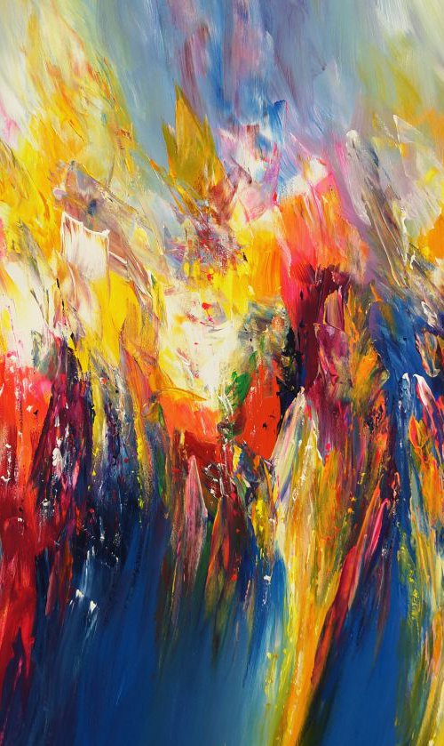 Blue Happiness L 1 by Peter Nottrott