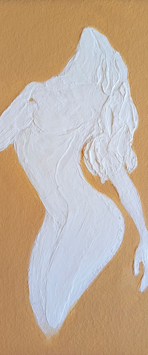 Minimalism Naked female figure by Anastasia Art Line