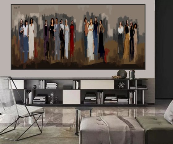 DESIGNING WOMEN  91"X35"