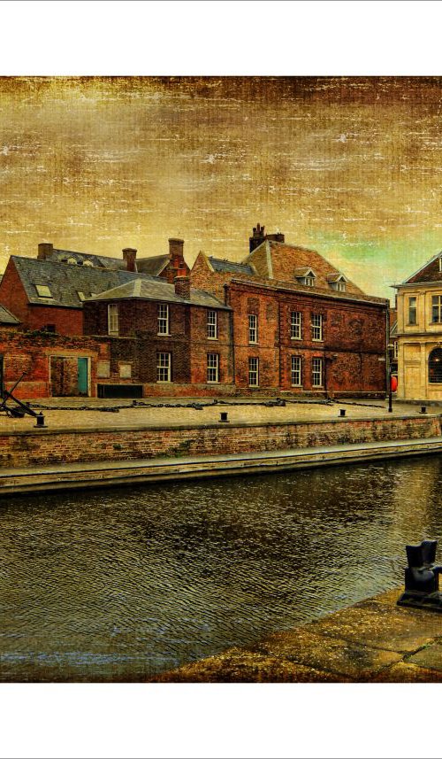 The Custom house and Dock by Martin  Fry