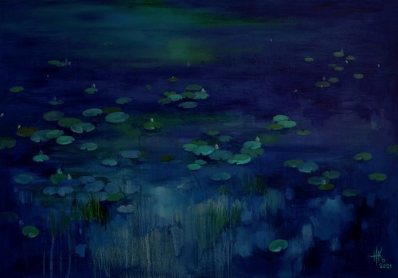 Lily pond. Lullaby