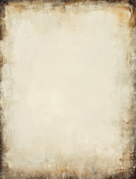 Beige Field 211010, minimalist white texture abstract