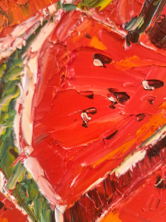 Watermelon impasto