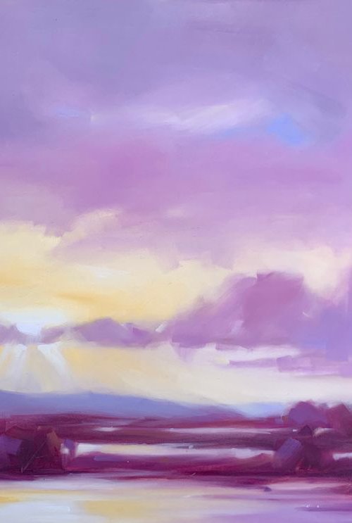 Violet Sunset by Nadia Kasko