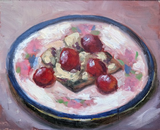 Cheese&grapes study