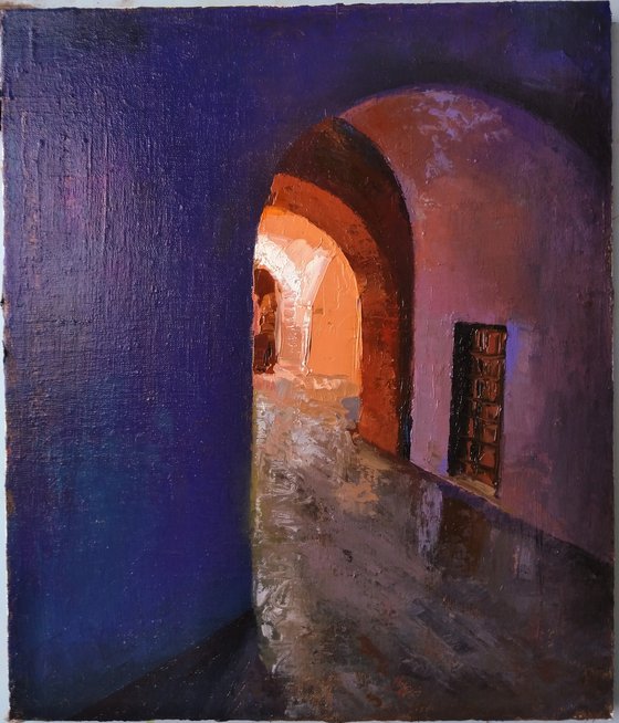Entrance(39x46cm, oil painting, impressionistic)