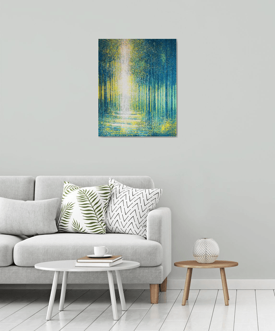 Light Through A Summer Forest