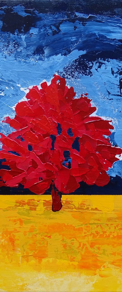 Red tree by Livien Rózen
