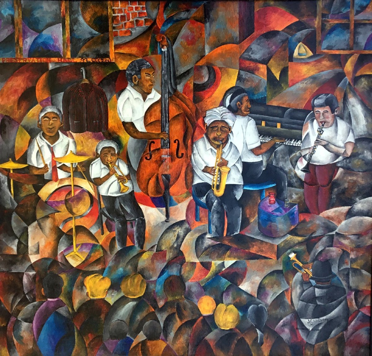 Portrait Oil Painting By Jg Wilson, 28 X 26, So It Is!, Original Artwork