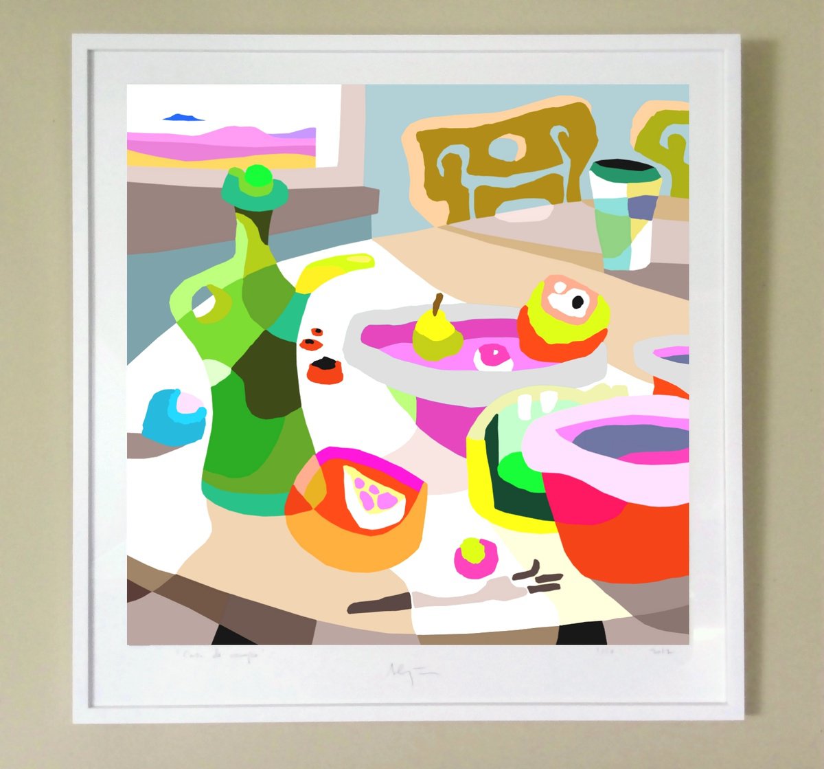 Appetizers 61x61cm by Alejos