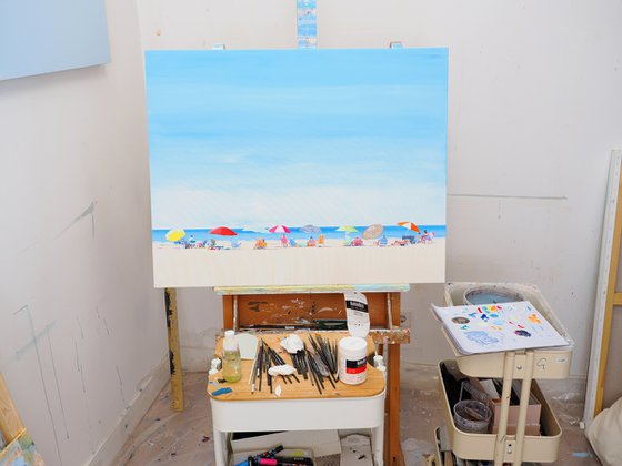 Shoreline umbrellas VII