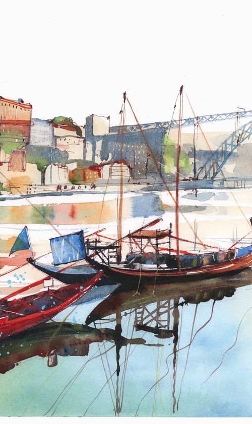 Panorama of Porto, Portugal by Anastasia YOUKKI Mamoshina