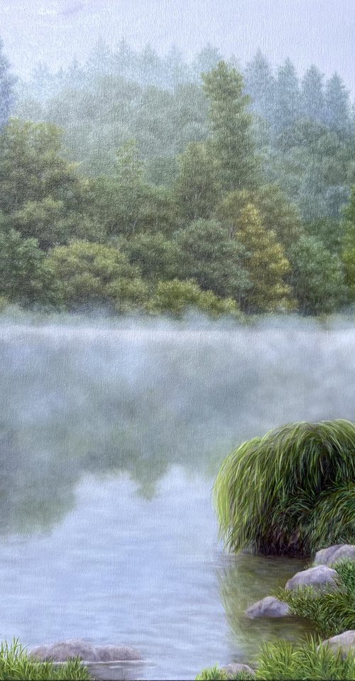 Foggy Tranquility by Olya Lane