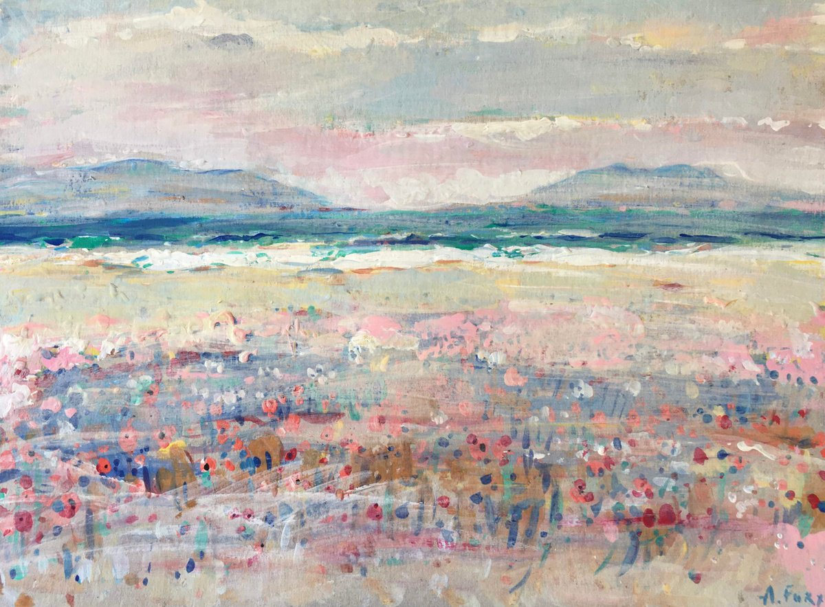 Impressionistic Painting , Landscape Impressions Vlora By Altin Furxhi, 13 X 9, Artwork For Sale On Artfinder