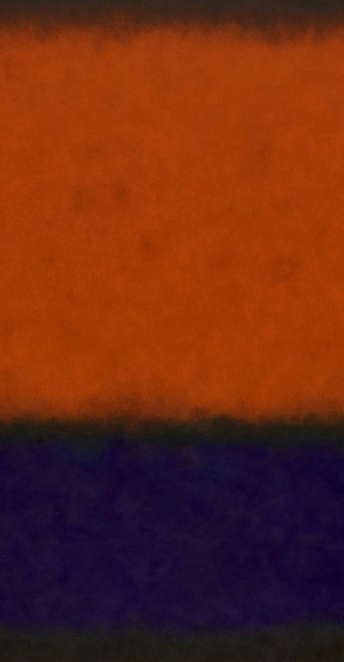 Brown Orange Blue by Nataliia Sydorova