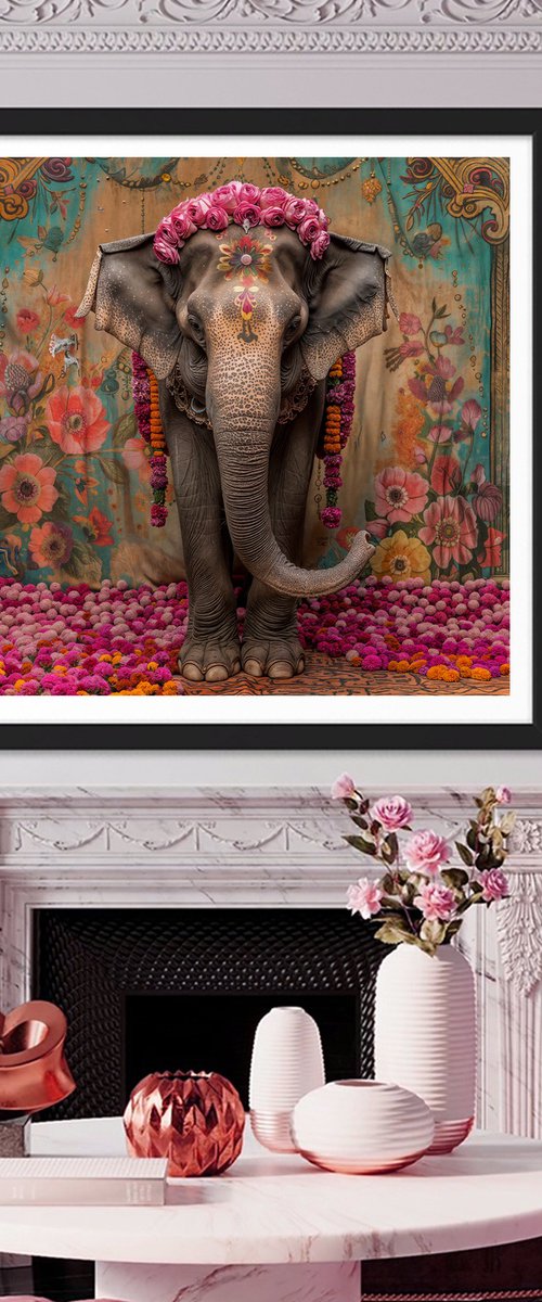 The Jaipur Elephant Festival 1 by MICHAEL FILONOW