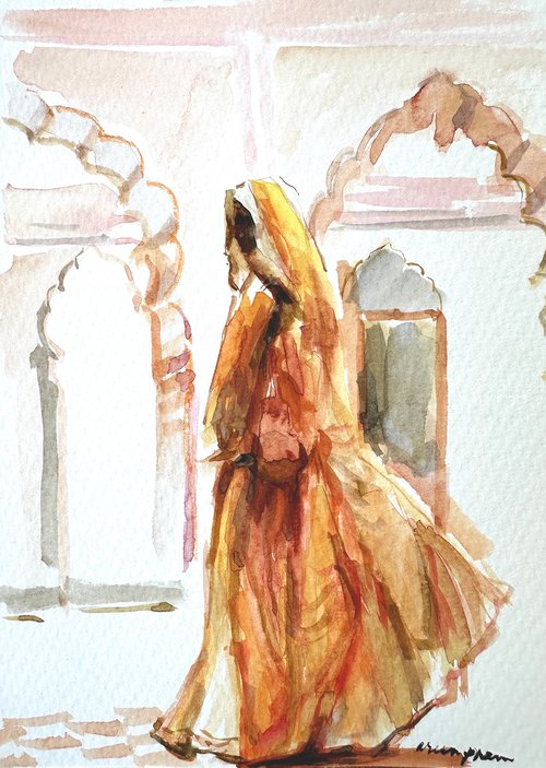 Woman of India; Apparition 2 by Arun Prem
