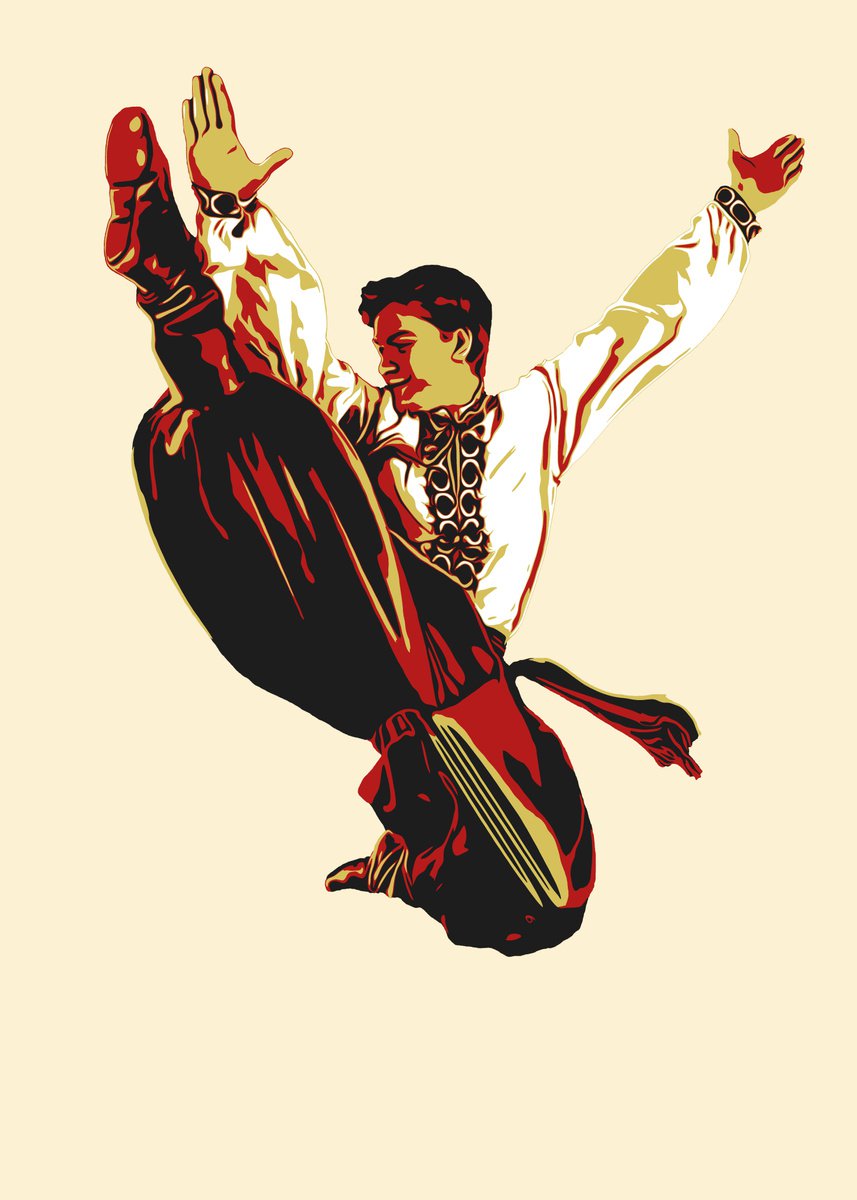 Folk dance_3 | 27,6x19,7 (70x50 cm) by Kosta Morr