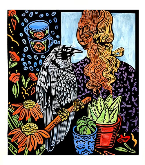 Hanging With The Crow by Laurel Macdonald