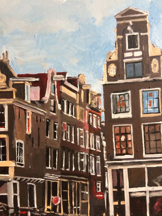 Amsterdam, Singel, Canalside Scene