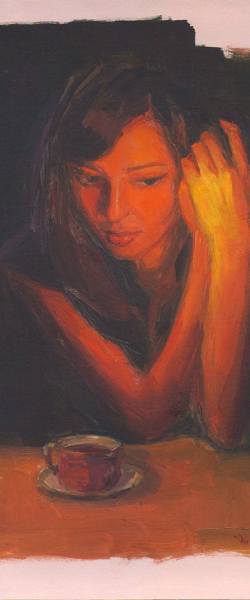 A cup of coffee by Vachagan Manukyan