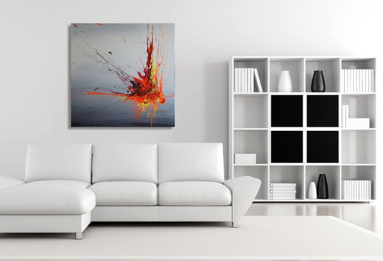 Wildfire Of Love (Spirits Of Skies 100125) (100 x 100 cm) XXL (40 x 40 inches)