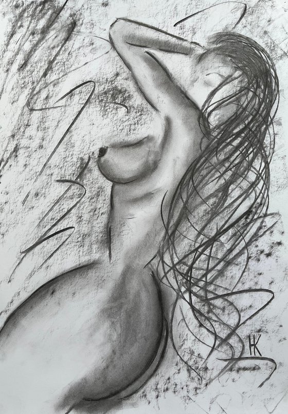 Faceless Woman Nude Art