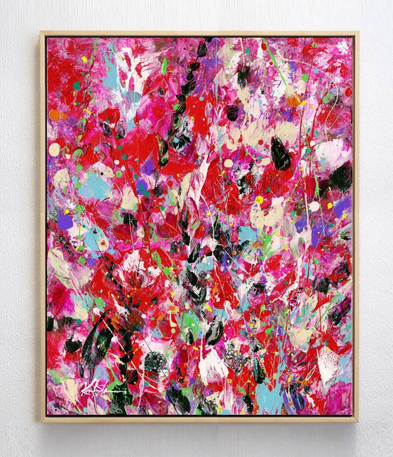 Floral Bliss 19 - Floral Painting by Kathy Morton Stanion