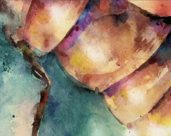 Butterfly 2 - Large Watercolor Painting