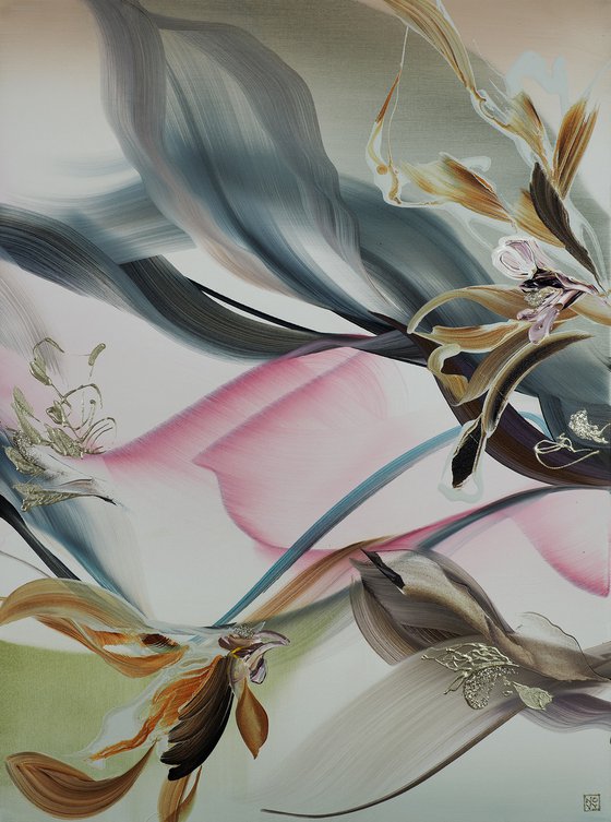 The Flow of Living Color Triptych