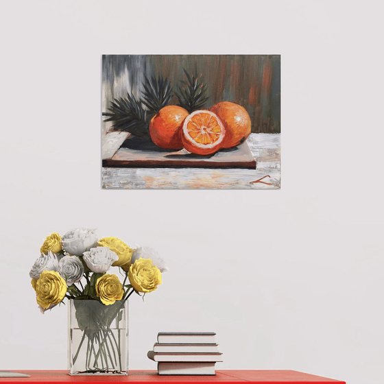 Composition with oranges