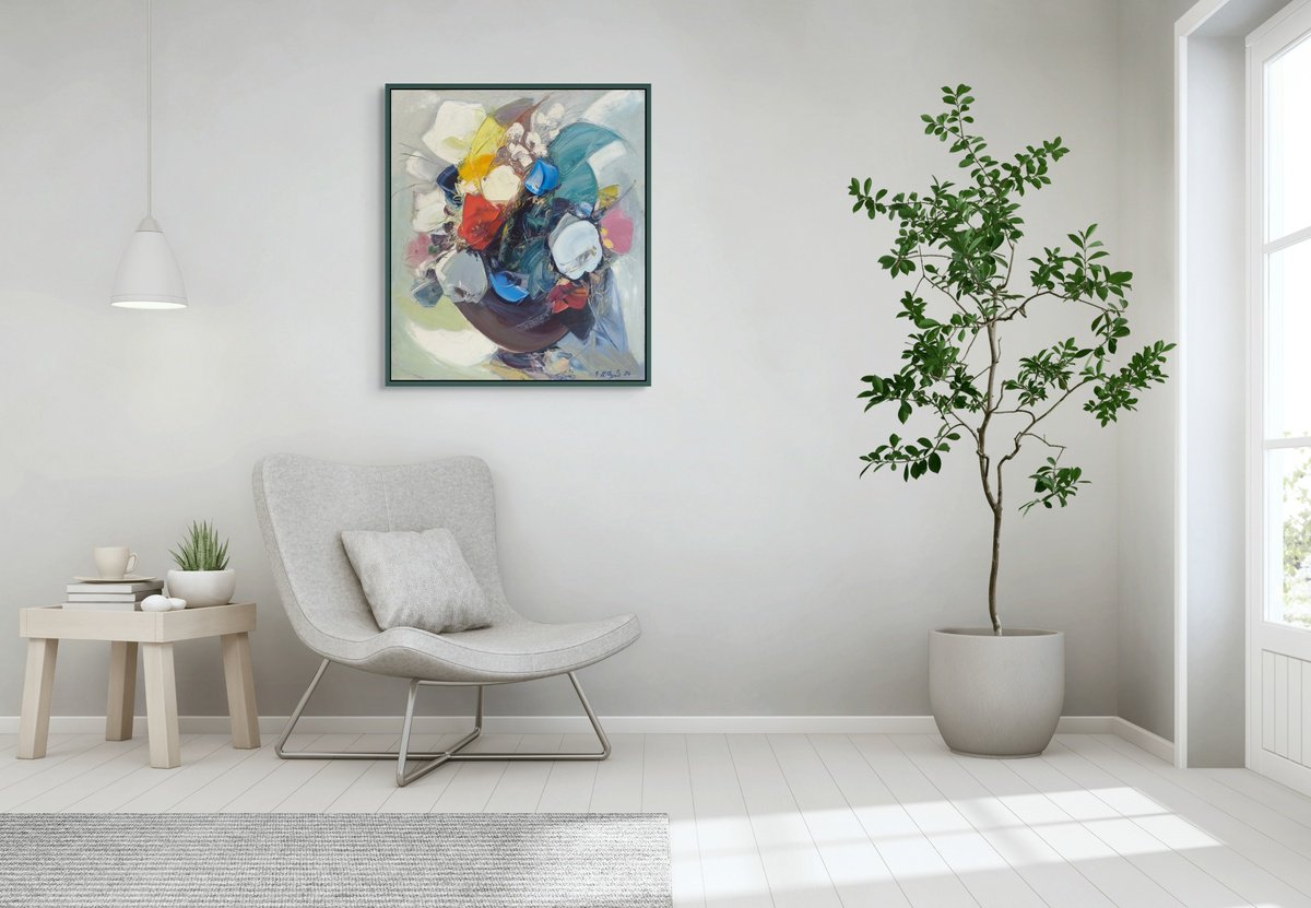 The Color Of Petals By Kamo Atoyan, 24 X 28, Artwork For Sale On Artfinder