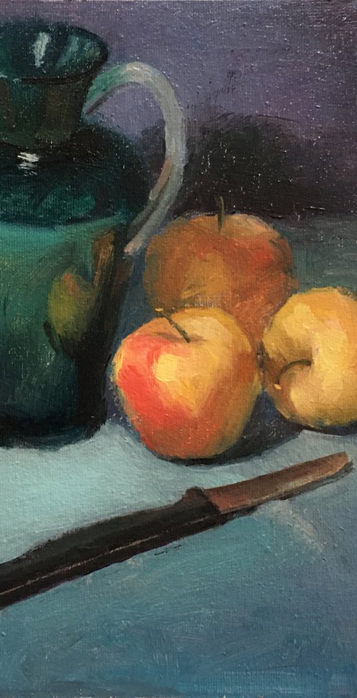 Apple Still Life by Ling Strube