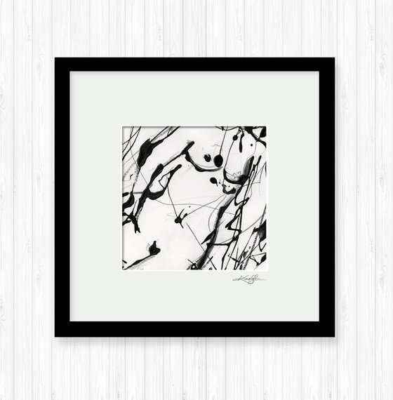 Doodle Nude 10 - Minimalistic Abstract Nude Art by Kathy Morton Stanion