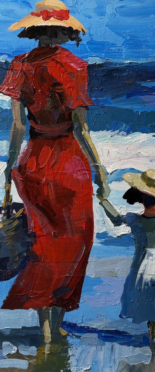 Hand in Hand at the Coast by Vahe Bagumyan