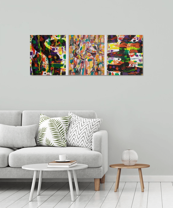 Erotic jazz (triptych)-II