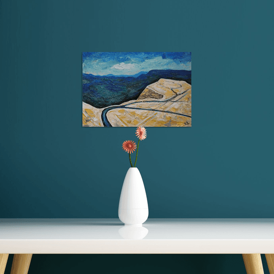 Landscape, Oil painting 24 x 35 cm