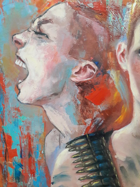 Screaming red