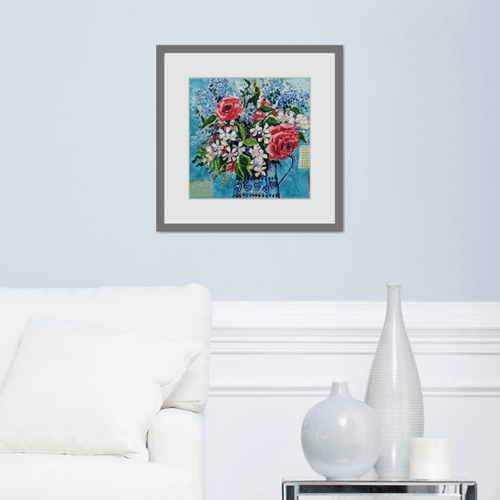 Heart Jug with Roses