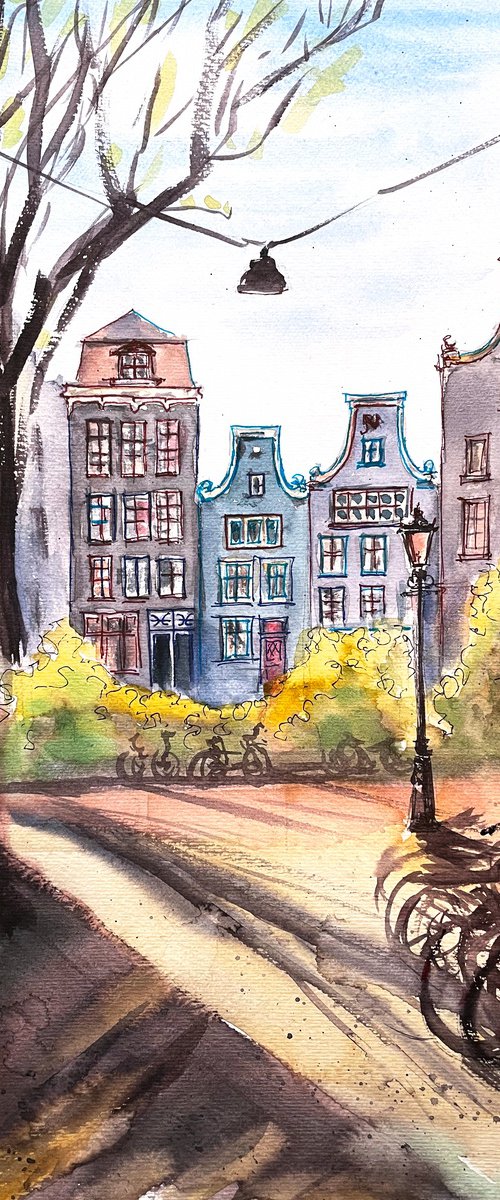 Bystreet in Amsterdam by Anastasiia Mopse