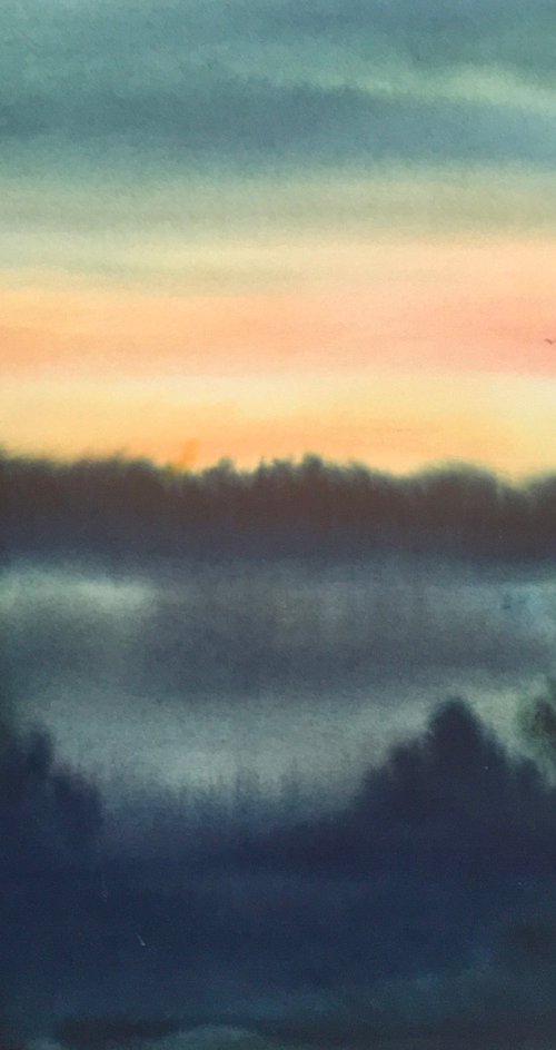 Sunset to dusk by Samantha Adams