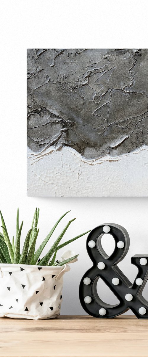 White on gray by Cristina Dalla Valentina
