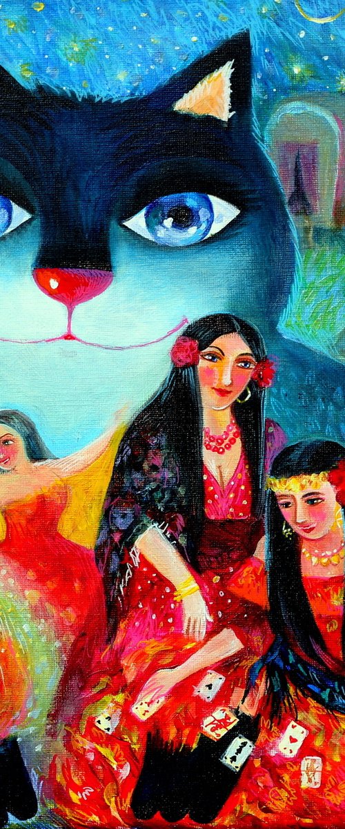 The Gypsy Cat's Fortune by Oxana Zaika