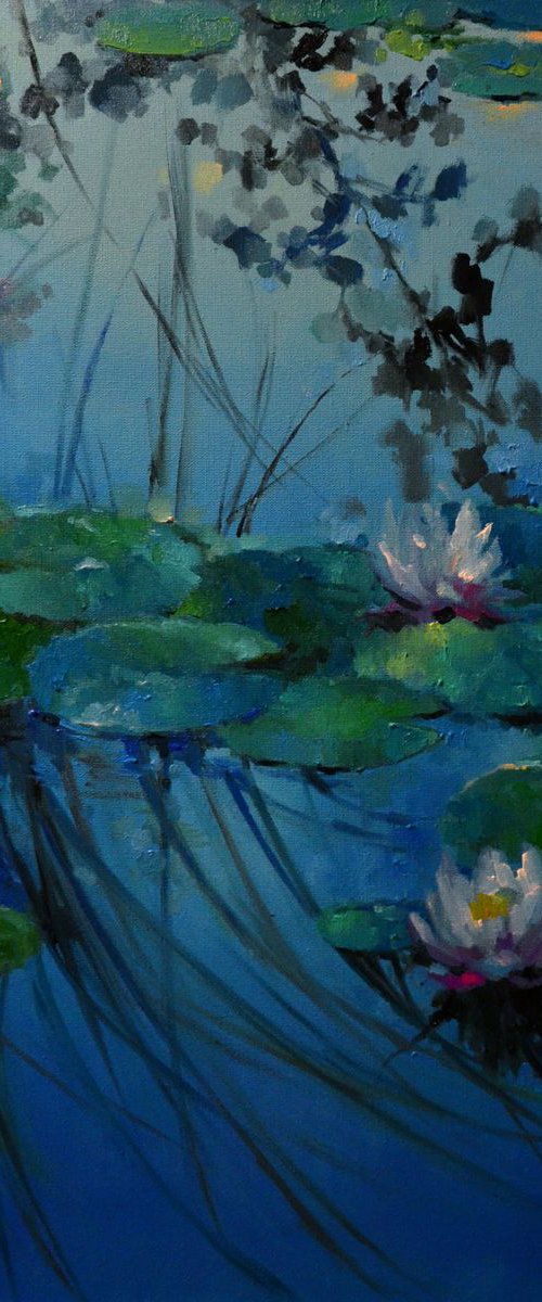 Lily pond. Early morning by Zhanna Kondratenko