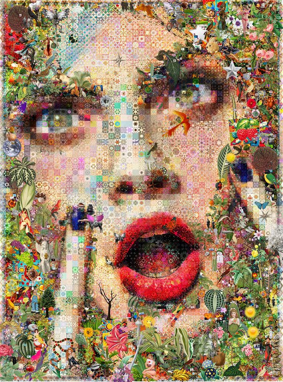 "The Enchantress" Collage