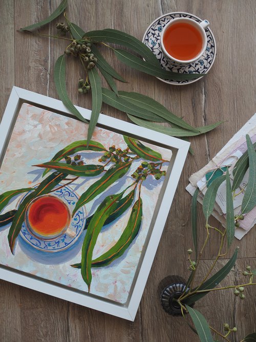 Tea with eucalyptus by Delnara El