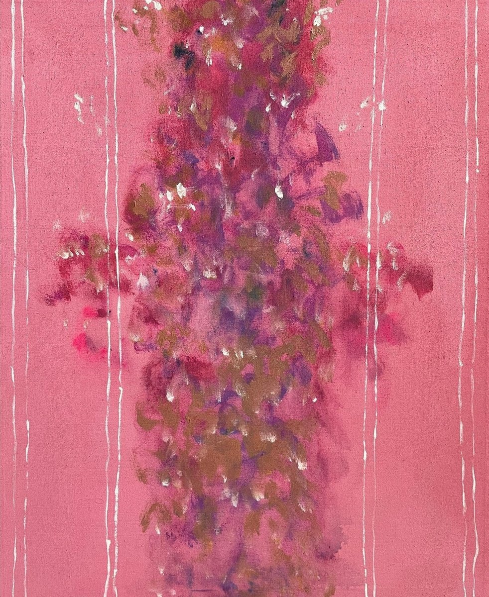 Abstract Painting By Gela Mikava, 16 X 20, Abstract 8, Original Artwork